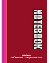 FOOZPRESS Notebook 6x9 Paperback 120 pages
